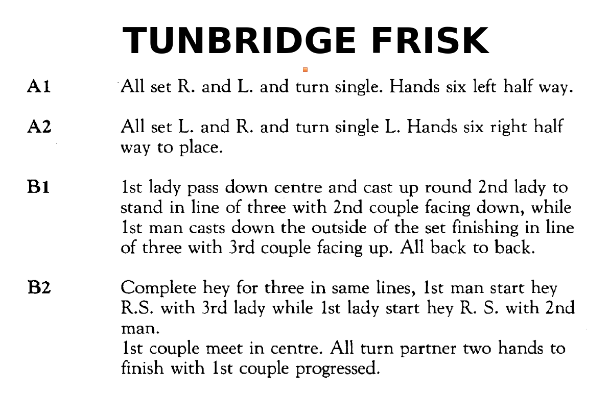 Tunbridge Frisk (dance)